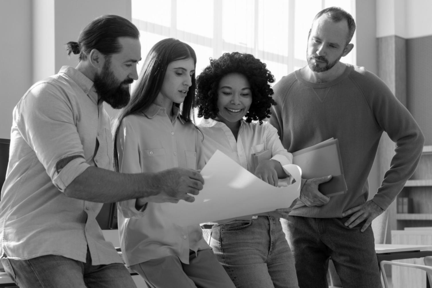 Budgetplanung Arbeitsplatz mit Unterlagen